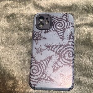 Stylish Star Pattern Phone Case - Gray